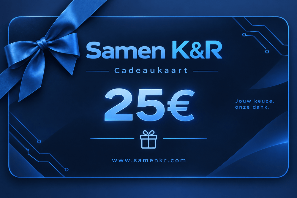 Een techcadeau kiezen zonder te gokken: de Samen K&R cadeaukaart