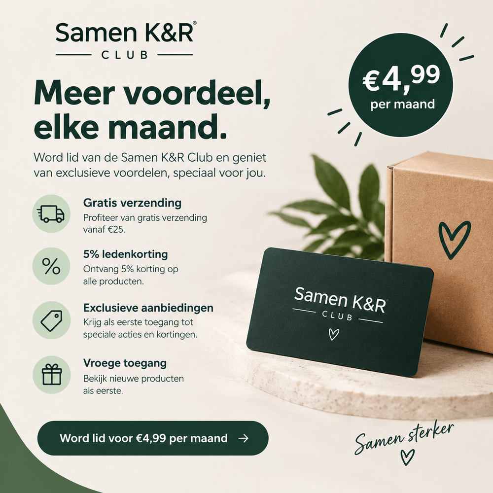 Samen K&R Club: past een lidmaatschap bij jouw bestellingen?
