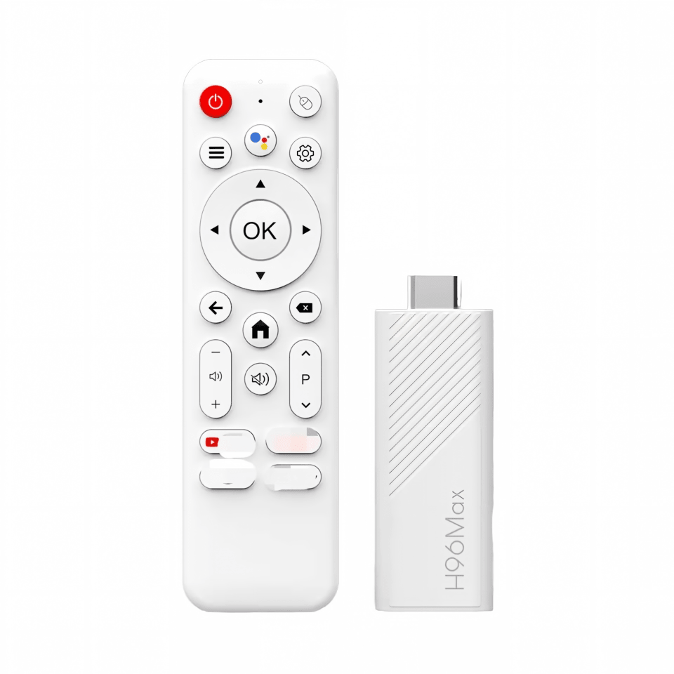 H96 MAX Android 14 TV Stick met 4K Ultra HD, WiFi 6 & Bluetooth 5.0