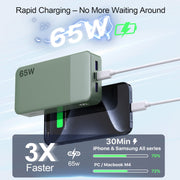 NOBIS 20.000mAh Powerbank 65W met Snelladen voor Laptop & Telefoon met Digitaal Display